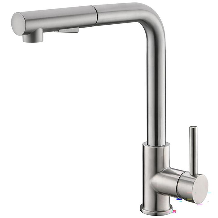 Wiesbaden Reno Twenty Keukenkraan - Coldstart - Uittrekbare, Doe-het-zelf en Verbouw, Sanitair, Nieuw, Rvs, Ophalen of Verzenden