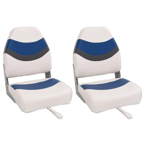 vidaXL Bootstoelen 2 st inklapbaar met hoge rugleuning, Watersport en Boten, Bootonderdelen, Nieuw, Verzenden