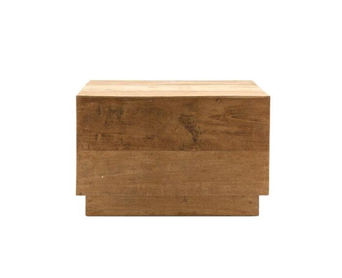 Bijzettafel TEAK Nevada 60x60cm | Eleonora 22800, Huis en Inrichting, Tafels | Salontafels, Nieuw, Ophalen of Verzenden