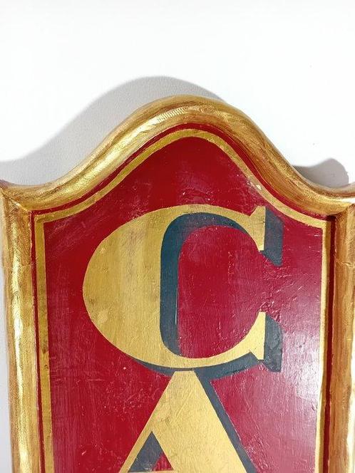 Enseigne Café - Reclamebord - Hout, Antiek en Kunst, Curiosa en Brocante