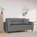vidaXL Tweezitsbank met kussens 140 cm microvezelstof, Verzenden, 150 tot 200 cm, Stof, Nieuw