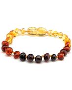Barnsteen baby-peuter armbandje - rainbow (14 cm), Nieuw
