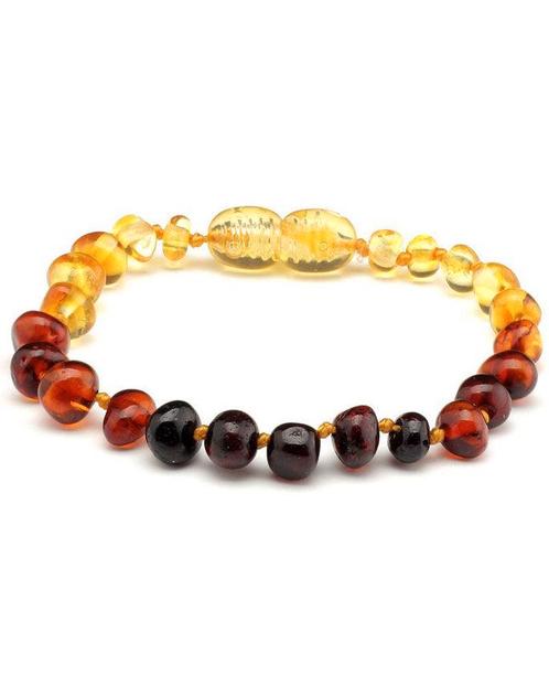 Barnsteen baby-peuter armbandje - rainbow (14 cm), Sieraden, Tassen en Uiterlijk, Armbanden