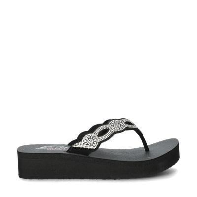 Skechers Vinyasa slippers voor dames in het Zwart, Kleding | Dames, Schoenen, Slippers, Zwart, Nieuw, Verzenden