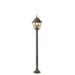 Vintage buiten lantaarn antiek goud 120 cm - Antigua, Tuin en Terras, Buitenverlichting, Nieuw, Minder dan 50 watt