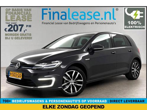 Volkswagen e-Golf E-DITION 136PK ELEKTRISCH LED PDC €207pm, Auto's, Volkswagen, Lease, Automaat, Overige carrosserieën, Elektrisch