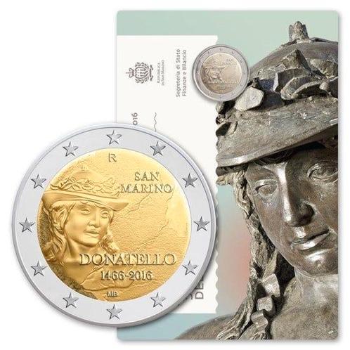 San Marino 2 Euro Donatello 2016, Postzegels en Munten, Munten | Europa | Euromunten, Verzenden