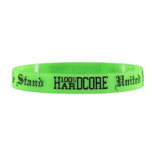 100% Hardcore silicone wristband Neon green (Wristbands), Sport en Fitness, Overige Sport en Fitness, Nieuw, Verzenden