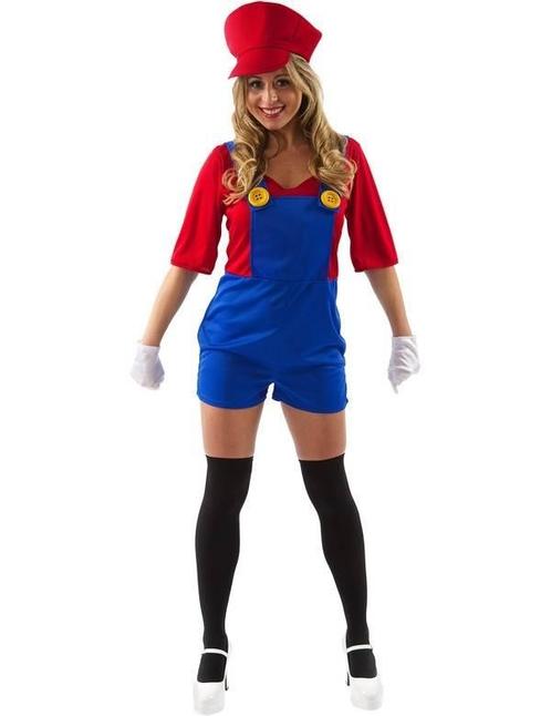 Mario pakje dames, Kleding | Dames, Carnavalskleding en Feestkleding, Nieuw, Ophalen of Verzenden