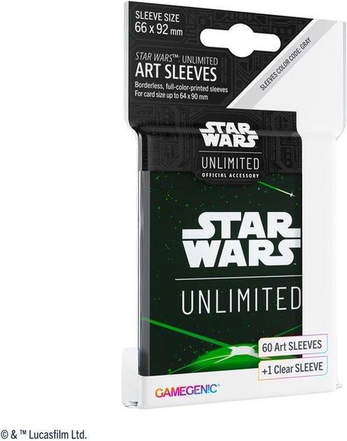 Star Wars Unlimited - Art Sleeves - Card Back Green - Star, Kinderen en Baby's, Speelgoed | Overig, Verzenden