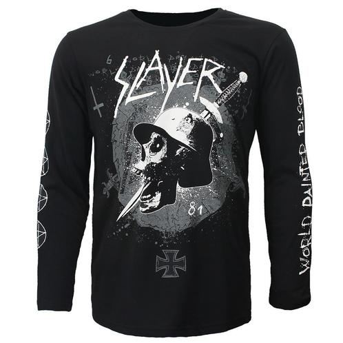 Slayer Soldier Skull Dagger Longsleeve T-Shirt - Officiële, Kleding | Heren, T-shirts, Verzenden