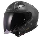 LS2 OF603 Infinity II Matt Carbon-06 Jet Helm, Motoren, Kleding | Motorhelmen, Verzenden, Jethelm, 3XL of groter, Nieuw met kaartje