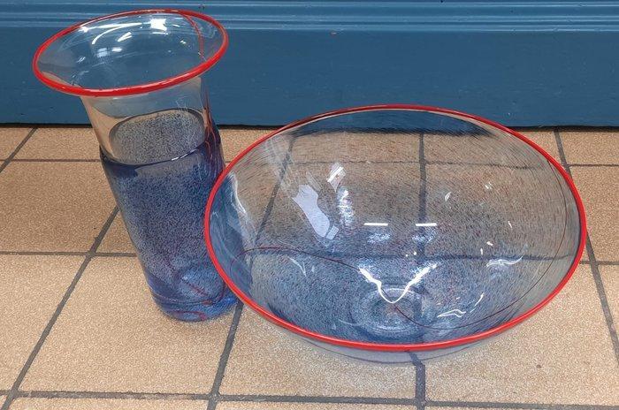 Kosta Boda - Bertil Vallien - Schaal (2) - Meridien - Glas, Antiek en Kunst, Antiek | Glas en Kristal