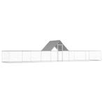 vidaXL Kippenren 10x2x2 m gegalvaniseerd staal, Verzenden, Nieuw