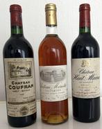 1986 Chateau Coufran 1990 Chateau Menota & 1998 Chateau, Verzamelen, Wijnen, Nieuw