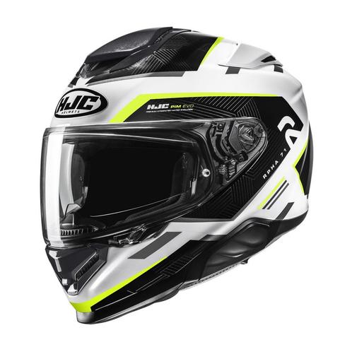 HJC RPHA 71 Ellon Zwart Wit Geel Integraalhelm, Motoren, Kleding | Motorhelmen, Integraalhelm, Heren, S, Nieuw met kaartje, HJC