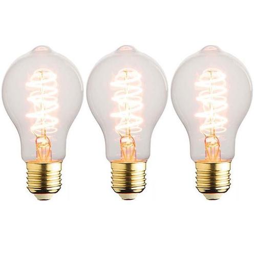 Set van 3 LED lampen E27 | 3-staps dimbaar | 5.5 watt | 1800, Huis en Inrichting, Lampen | Losse lampen, Overige typen, Nieuw