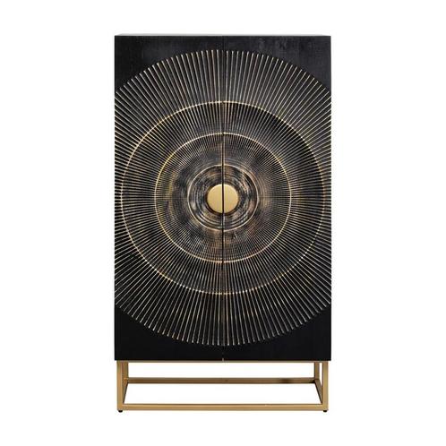 *WOONWINKEL* Kare Design Madeira Dark Unieke Kast Zwart Hout, Huis en Inrichting, Kasten | Wandmeubels, Nieuw, Verzenden