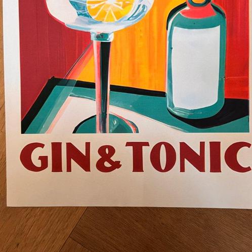 Created by British soldiers in India - Gin & Tonic Poster, Antiek en Kunst, Kunst | Tekeningen en Foto's