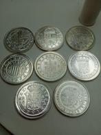 Spanje. Lote 8 medallas Bañadas en plata. FNMT (Zonder