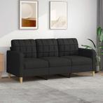 Bank zwart 180cm | Luxe Retourdeal 40%, Huis en Inrichting, Banken | Bankstellen, Minder dan 75 cm, 150 tot 200 cm, Ophalen of Verzenden