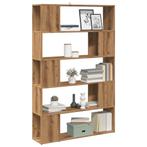 vidaXL Boekenkast/kamerscherm 100x24x155 cm artisanaal, Huis en Inrichting, Kasten | Boekenkasten, Verzenden, Nieuw, Overige houtsoorten