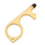 TT-products hygiëne no-contact sleutelhanger goud, Ophalen of Verzenden, Nieuw