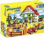 Playmobil 1.2.3 Boswachtershuis met Dieren - 5058 (Nieuw), Verzenden, Nieuw