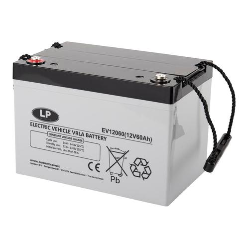 Landport (LP) EV12060 accu 12 volt 60 ah Electric Vehicle, Auto-onderdelen, Accu's en Toebehoren, Nieuw, Ophalen of Verzenden
