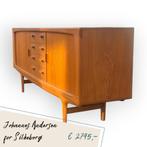 Vintage Dressoir 200 cm Johannes Andersen voor Silkeborg, 25 tot 50 cm, 200 cm of meer, Teakhout, Met lade(s)