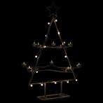 vidaXL Kerstdecoratie kerstboom 75 cm metaal zwart, Verzenden, Nieuw