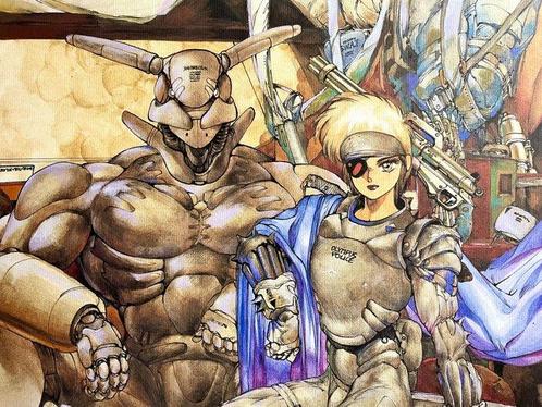 Masamune Shirow (1961) Doble set: - Appleseed (1987) &, Antiek en Kunst, Kunst | Tekeningen en Foto's