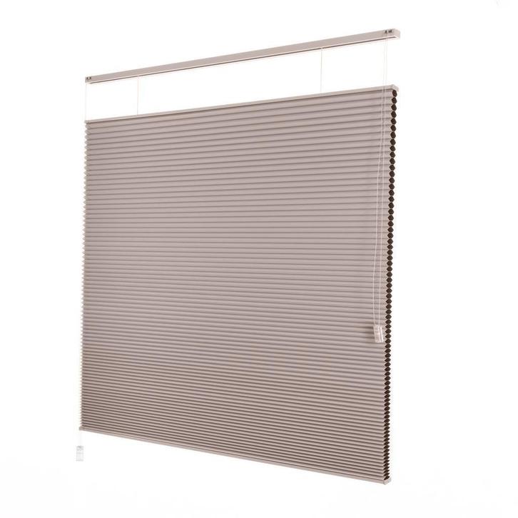 Plissegordijn verduisterend TDBU tot wel 300cm breed!, Huis en Inrichting, Stoffering | Gordijnen en Lamellen, Wit, Crème, Beige
