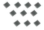 14x14x6mm aluminium heatsink - 10 stuks, Hobby en Vrije tijd, Elektronica-componenten, Verzenden, Nieuw