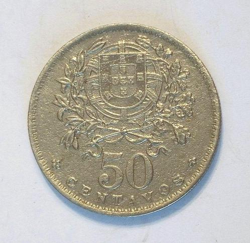 Portugal. Republic. 50 centavos - 1930 - Rara - Alpaca, Postzegels en Munten, Munten | Europa | Niet-Euromunten