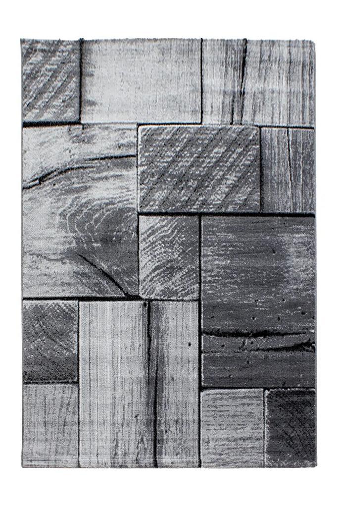 Modern Vloerkleed | Parma | Hout | Zwart | 240x340 cm, Huis en Inrichting, Stoffering | Tapijten en Kleden, Verzenden