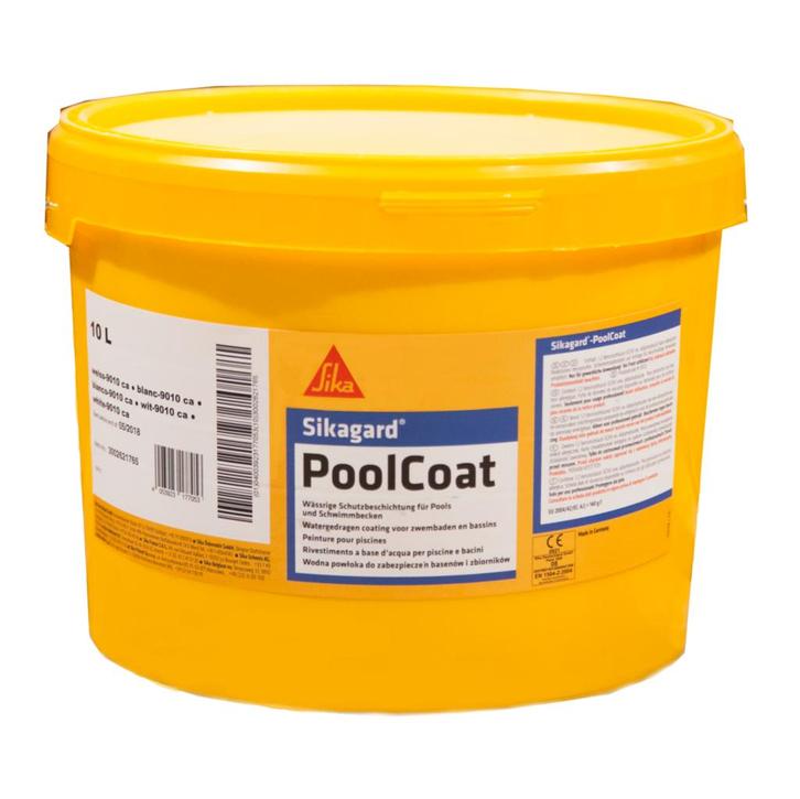 Sika Bouw Sikagard 140 pool zwembadcoating 10 liter, wit,, Doe-het-zelf en Verbouw, Verf, Beits en Lak, Nieuw, Verzenden
