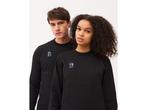 Veiling - Black Off Pitch Cotton Crewneck Sweater RS3015 900, Nieuw