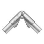Buiskoppeling Kniestuk Ø 48 mm Aluminium, Verzenden, Nieuw