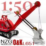 Nzg Modelle - Scale 1:50 - Model vrachtwagen - Escavatore a, Nieuw