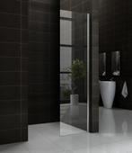 Zijwand + muurprofiel  400 x 2000<br/>10mm NANO glas, Verzenden, Nieuw