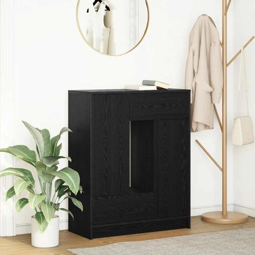 vidaXL Dressoir met lades en deuren 73x31x90 cm zwart, Huis en Inrichting, Kasten | Dressoirs, Nieuw, Overige houtsoorten, Verzenden