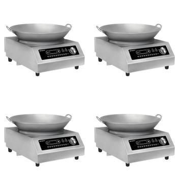 GGM Gastro | (4 stuks) Wok inductie kookplaat - 3,5 kW - | beschikbaar voor biedingen