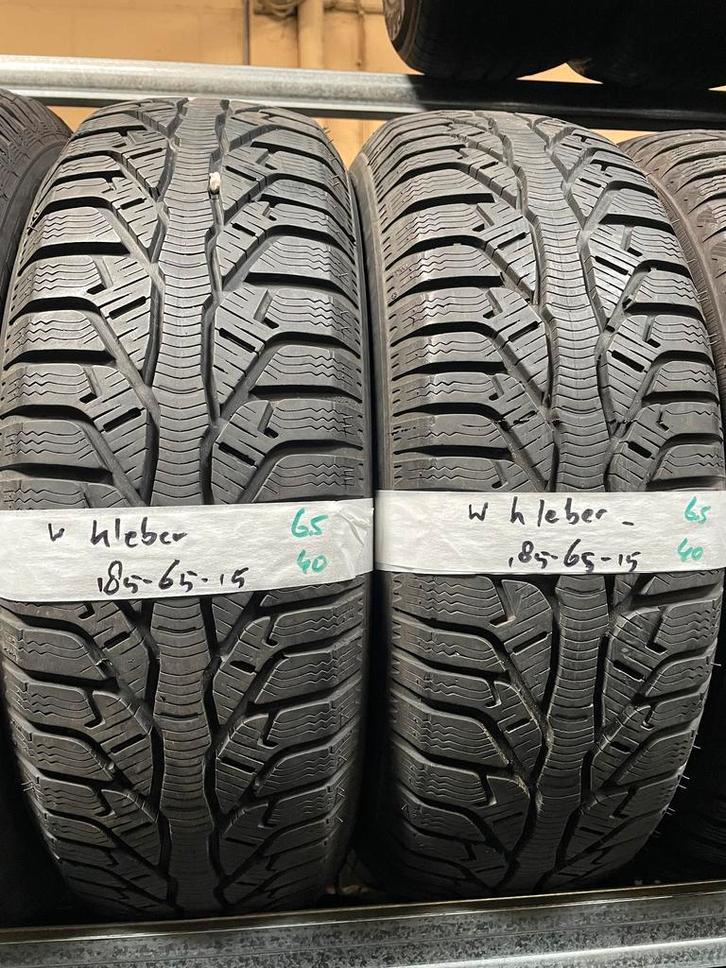 185-65-15 Kleber Winterbanden 6.5mm Incl Montage 185 65 15, Auto-onderdelen, Banden en Velgen, 15 inch, Winterbanden, 185 mm, Personenwagen