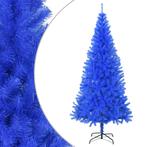 vidaXL Kunstkerstboom met standaard 210 cm PVC blauw, Verzenden, Nieuw