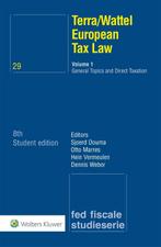 European Tax Law Volume 1 Volume 1 General Top 9789013169157, Verzenden, Zo goed als nieuw