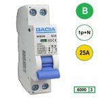 Gacia installatieautomaat 1P+N B25 6KA - M80N-B25, Doe-het-zelf en Verbouw, Ophalen of Verzenden, Nieuw