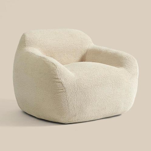 *WOONWINKEL* Zachte Fauteuil Zandkleur Stof, Huis en Inrichting, Fauteuils, Nieuw, Stof, Verzenden
