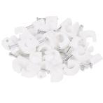 Benson Snoerclips - Kabelbeheer - 7 mm - Wit - 25 stuks, Doe-het-zelf en Verbouw, IJzerwaren en Bevestigingsmiddelen, Ophalen of Verzenden