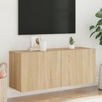 vidaXL Tv-meubel wandgemonteerd 100x30x41 cm sonoma, Huis en Inrichting, Kasten | Televisiemeubels, 100 tot 150 cm, Verzenden